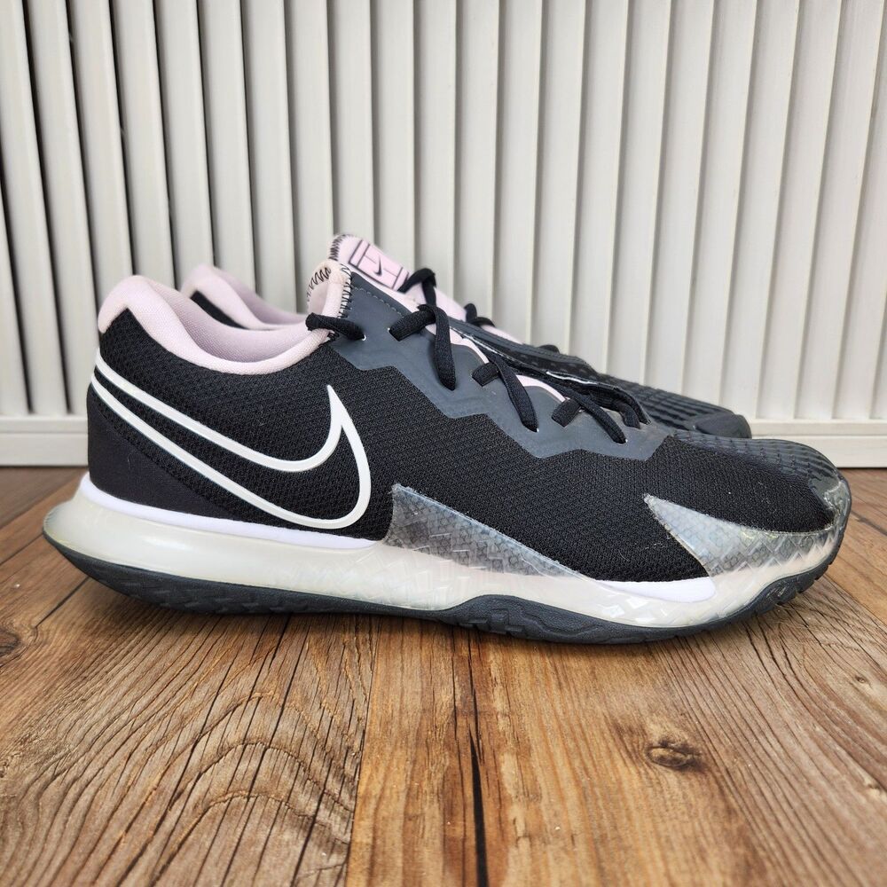 Nike Court Air Zoom Vapor Cage 4 Tennis Shoes Womens Sz 10 Black Pink CD0431-001